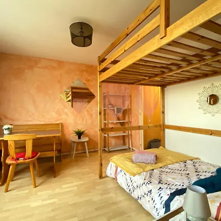 Le Mercoeur - Appart Sympa Avec Coin Bureau Proche Du Centre Apartament